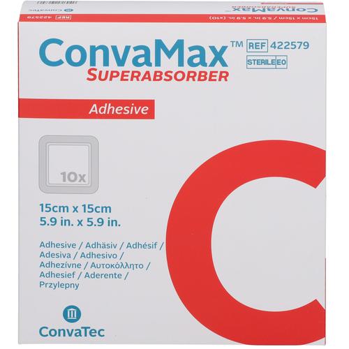 Convamax Superabsorber Adhäsiv 15x15 cm Verband 10 St EurimPharm Arzneimittel bei onfy.de kaufen 19261223