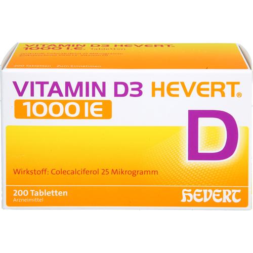 Vitamin D3 Hevert 1000 I.e. 200 St Hevert-Arzneimittel bei onfy.de kaufen 19448944