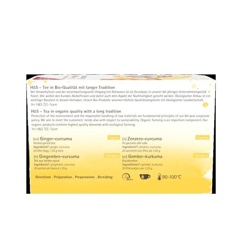 H&S Bio Ingwer-Curcuma 20x1.25 g H&S Tee - Gesellschaft bei onfy.de kaufen 17442529