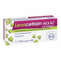 Levocetirizin Hexal bei Allergien 5mg Filmtabl. null