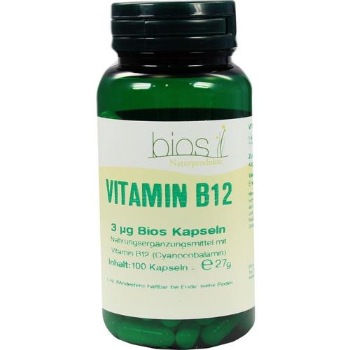 Vitamin B12 3Ug Bios Kapseln 100 St Bios Medical Services bei onfy.de kaufen 06054741