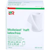 Mollelast Haft Binden Latexfrei 10 cmx20 M Weiß null