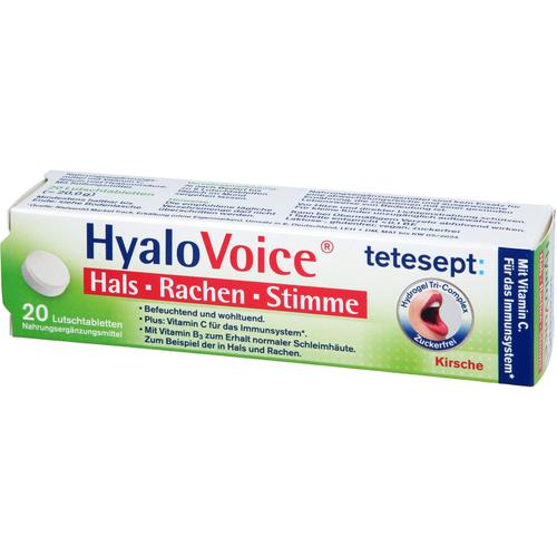 Tetesept Hyalovoice Hals Rachen Stimme 20 St Merz Consumer Care bei onfy.de kaufen 19284098