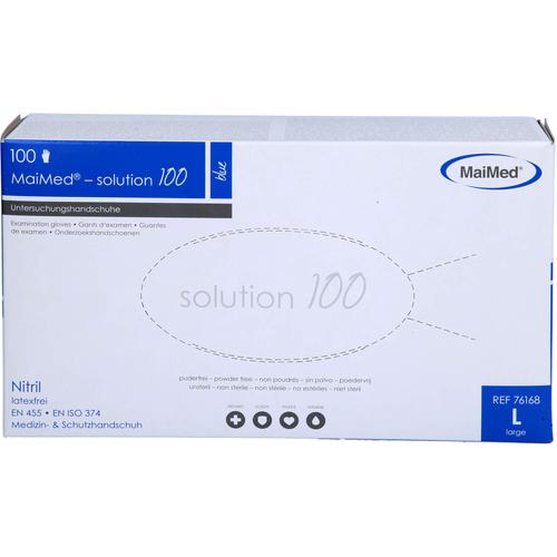 Maimed-Solution100 Blue Gr. L Nitril Unsteril 100 St MaiMed bei onfy.de kaufen 11863980