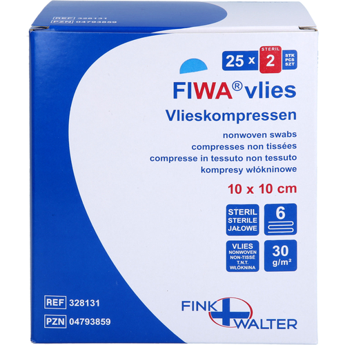Vlieskompressen Steril 10x10cm 6-Fach 25x2 St Fink & Walter bei onfy.de kaufen 04793859