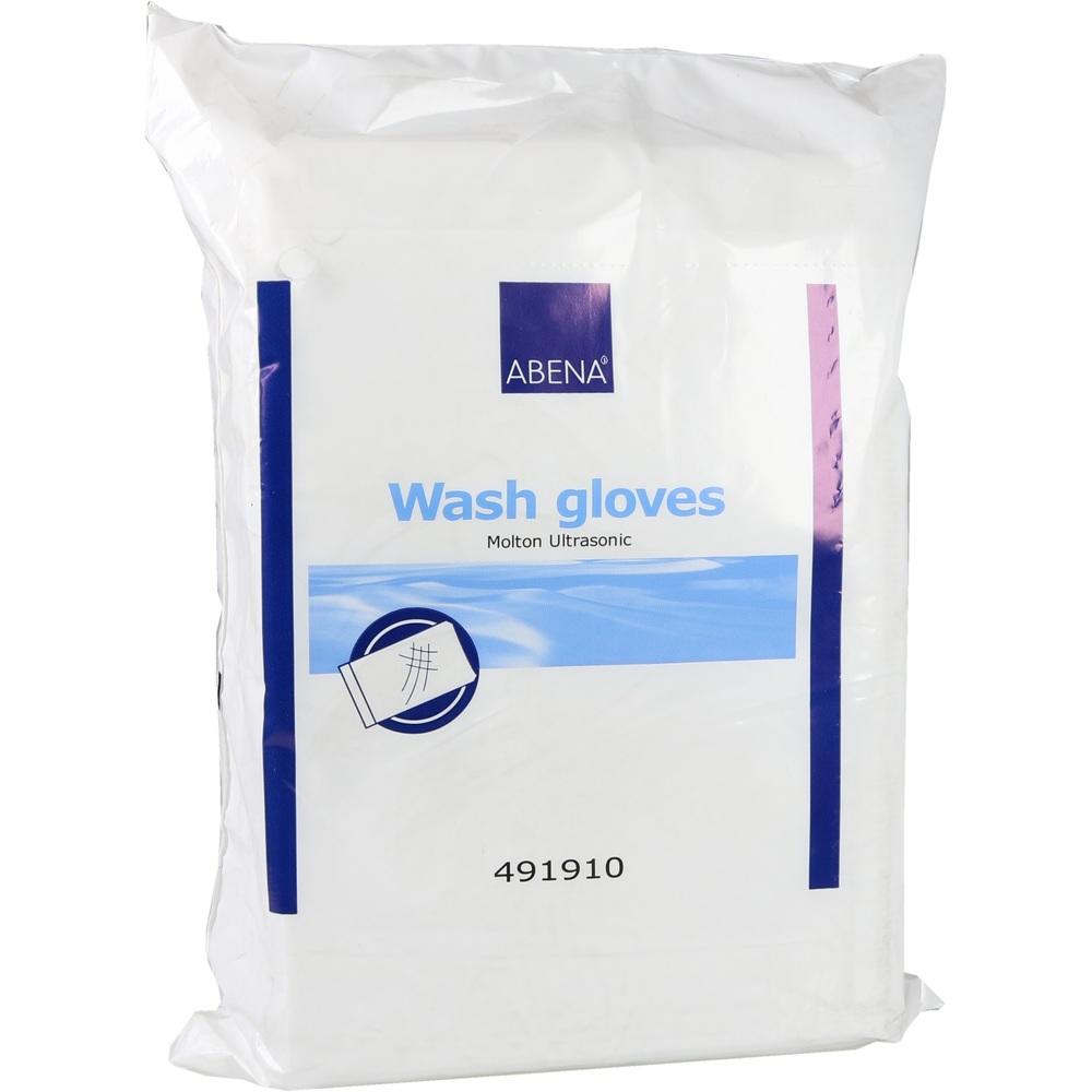Molton Waschhandschuhe 16x23cm Geschweisst