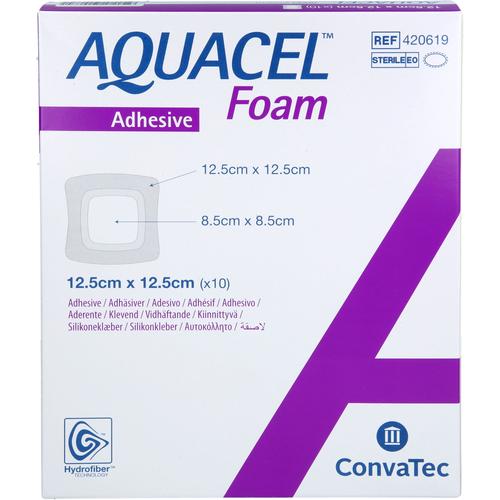 Aquacel Foam Adhäsiv 12.5x12.5 cm Verband 10 St Crosp Medical bei onfy.de kaufen 19881090