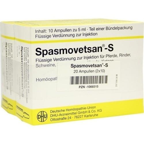 Spasmovetsan S Vet 2x10x5 ml Dhu-Arzneimittel Gmbh & Co. Kg bei onfy.de kaufen 01066515