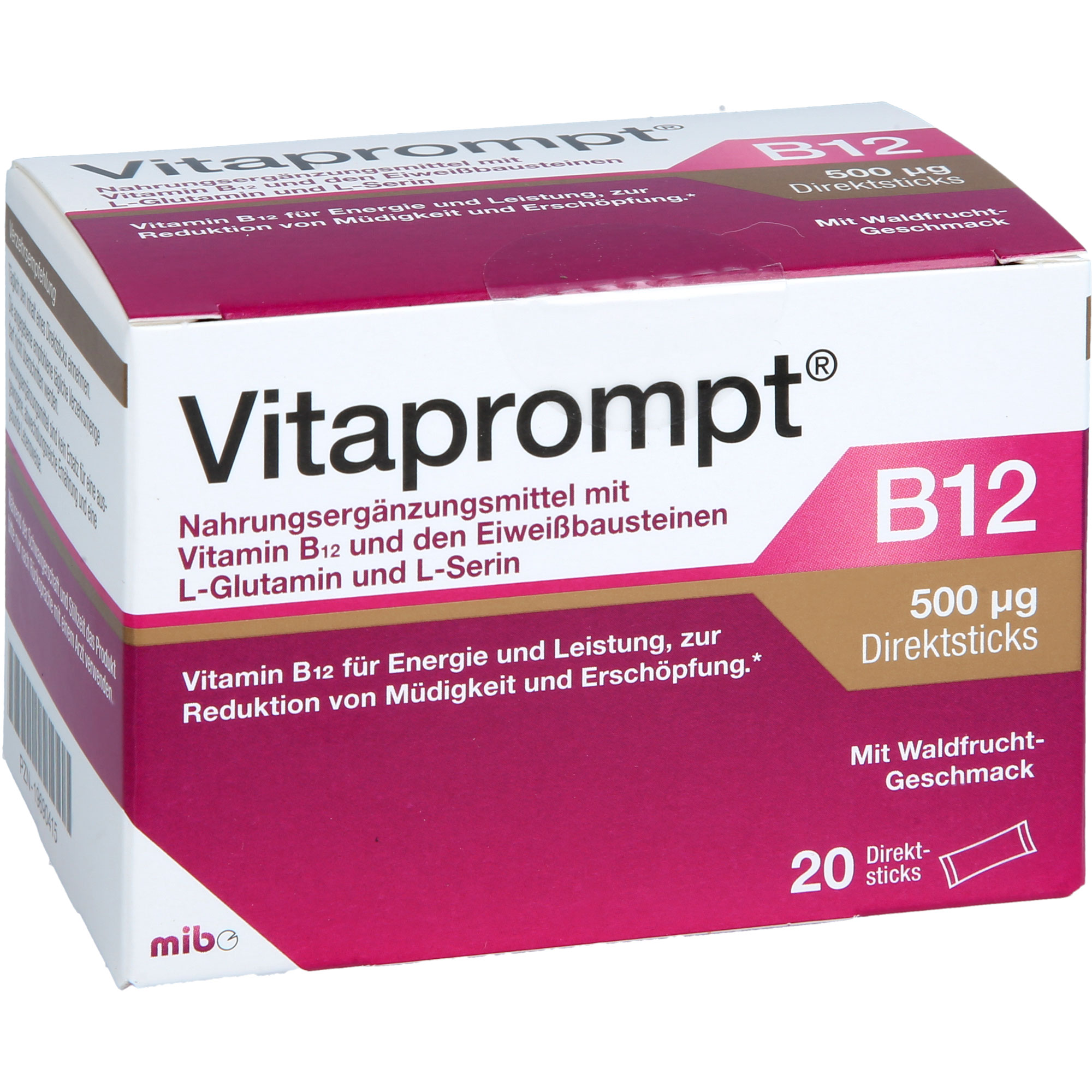 Vitaprompt B12 500 Ug Direktsticks 20 St MIBE GmbH Arzneimittel bei onfy.de kaufen 19690415