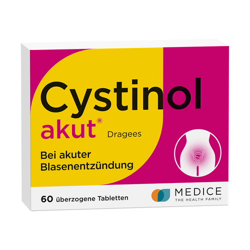 Cystinol akut bei akuter unkomplizierter Blasenentzündung & Harnwegsinfektionen 60 St MEDICE Arzneimittel Pütter bei onfy.de kaufen 07114824