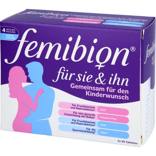 Femibion für Sie & Ihn 2x28 St WICK Pharma - Zweigniederlassung der Procter & Gamble bei onfy.de kaufen 19669131