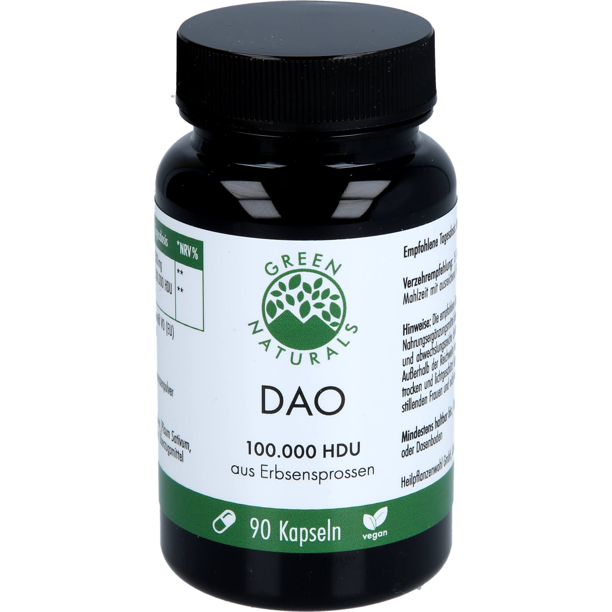 Green Naturals Dao 100 mg Vegan Zum Histaminabbau null