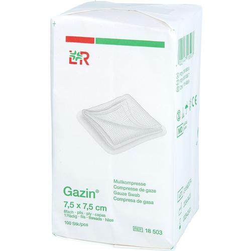 Gazin Mullkomp.7.5x7.5 cm Unsteril 8Fach Op 100 St C P C medical bei onfy.de kaufen 17451942