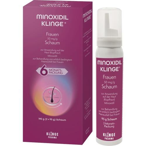 Minoxidil Klinge Frauen 50 mg/G Schaum 190 g Klinge Pharma bei onfy.de kaufen 19886012