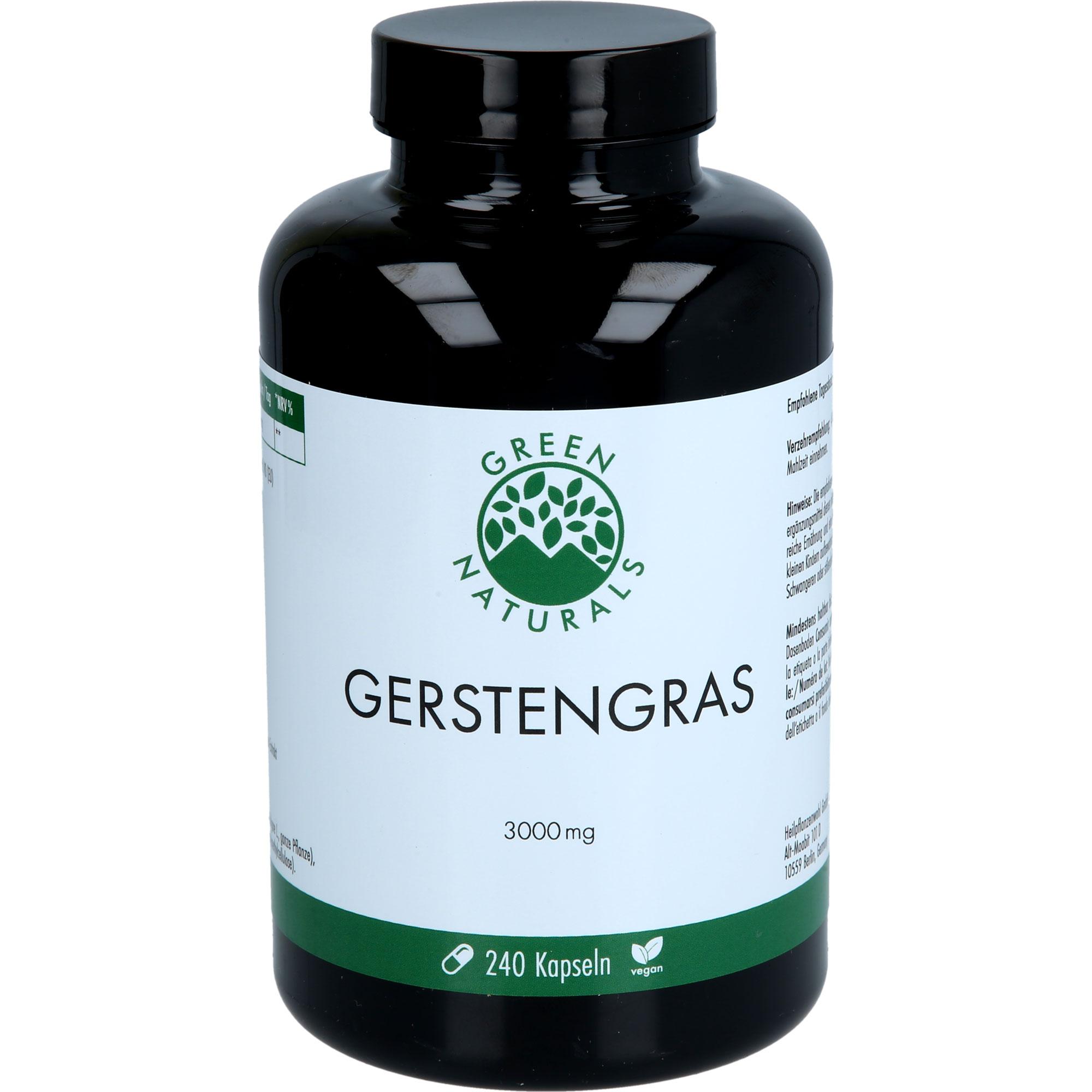 Green Naturals Gerstengras 3000 mg Vegan