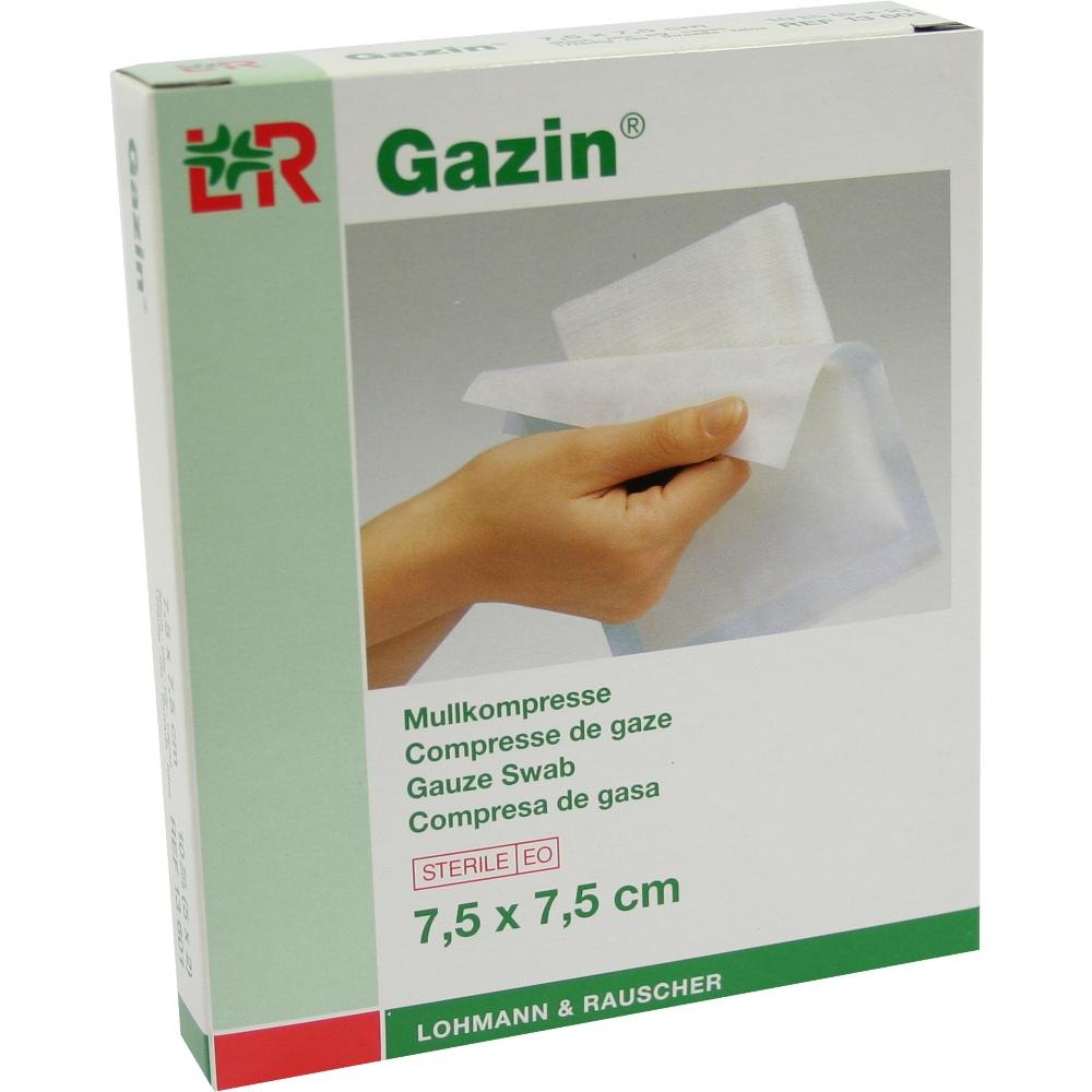 Gazin Kompresse 7.5x7.5cm 8Fach Steril null