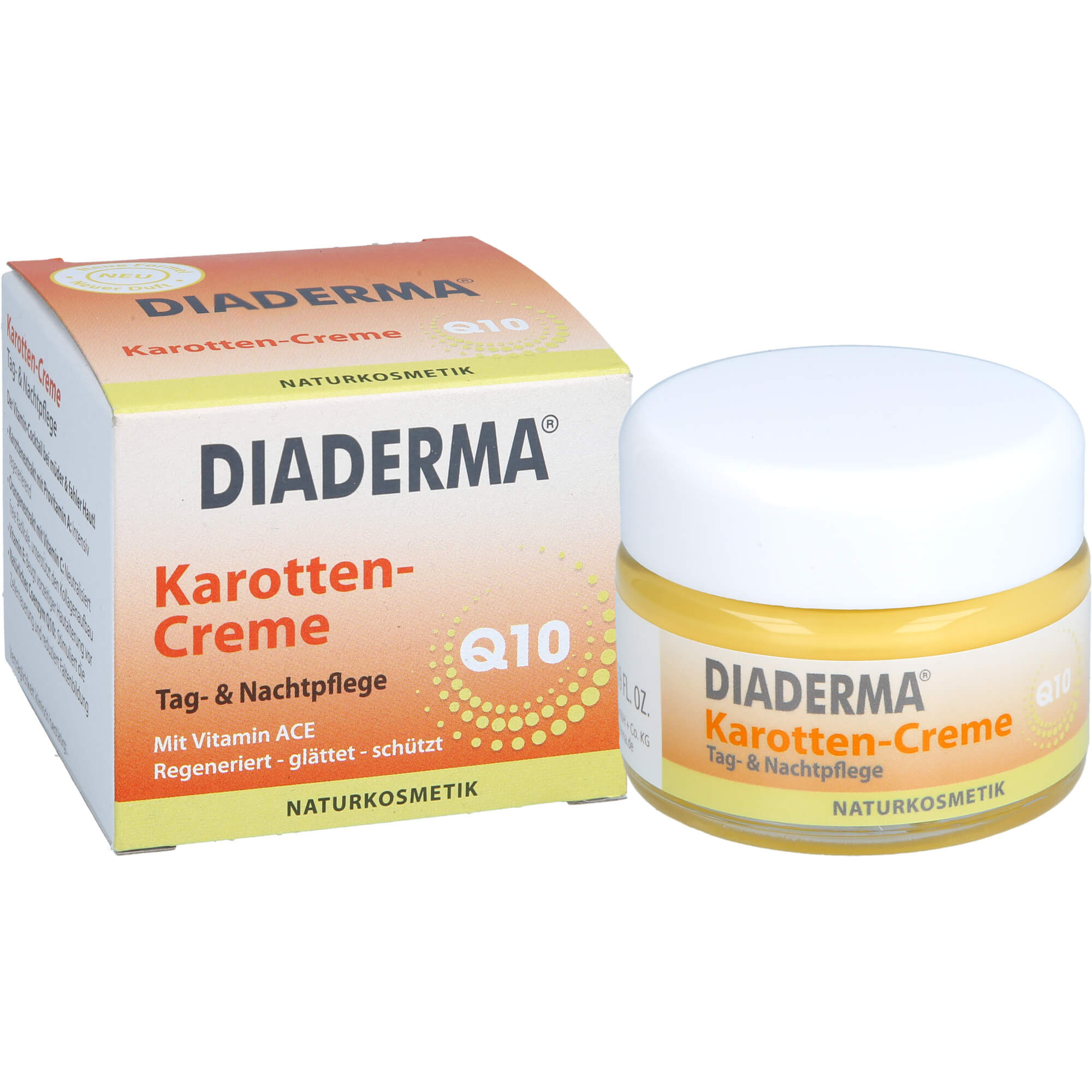 Diaderma Karotten-Creme Plus Q10 50 ml M.E.G.Gottlieb Diaderma-Haus bei onfy.de kaufen 18354425
