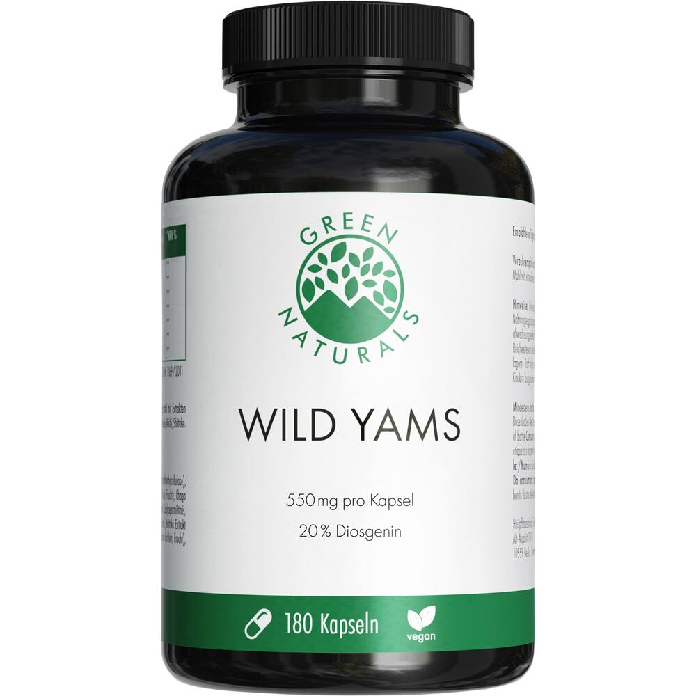 Green Naturals Wild Yam Hochdosiert Vegan null