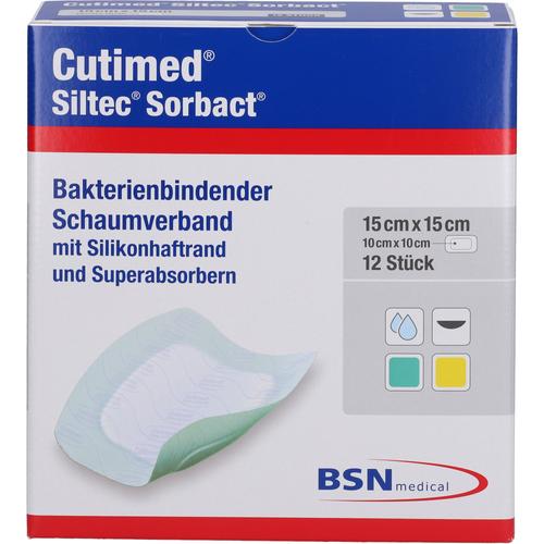 Cutimed 15x15 Siltec Sorbact B 12 St ApoHomeCare bei onfy.de kaufen 19785021