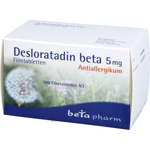 Desloratadin Beta 5 mg Filmtabletten 100 St betapharm Arzneimittel bei onfy.de kaufen 17895797