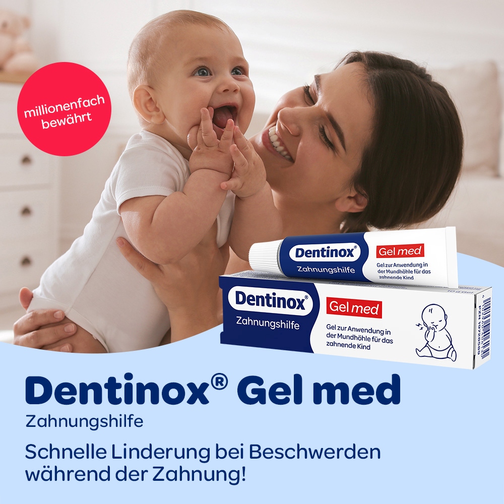 Dentinox Gel Med Zahnungshilfe 10 g Dentinox Gesellschaft für pharmazeutische Präparate bei onfy.de kaufen 19728589
