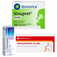 Nasenspray + Paracetamol + Pflanzen-Dragees 2055589606370
