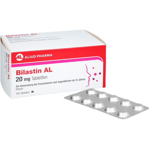 Bilastin Al 20 mg Tabletten 100 St ALIUD Pharma bei onfy.de kaufen 20222754