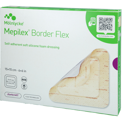 Mepilex Border Flex Schaumverb.haft.15x15 cm 10 St B2B Medical bei onfy.de kaufen 19265994