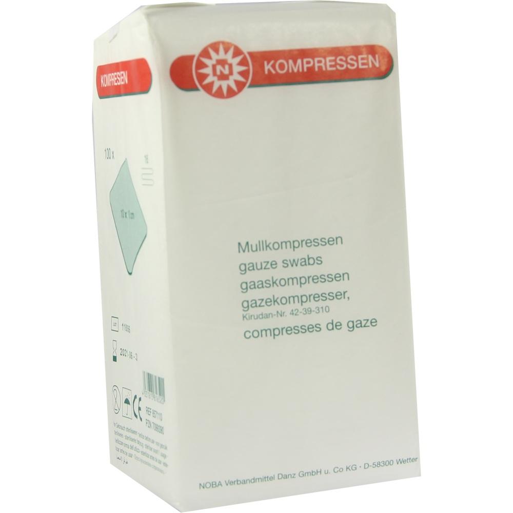 Mullkompresse 10x10cm 16Fach null
