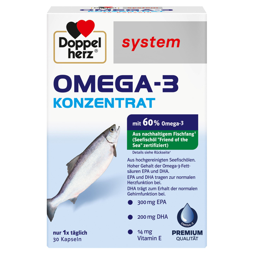 Doppelherz Omega-3 Konzentrat System 30 St Queisser Pharma bei onfy.de kaufen 06132725