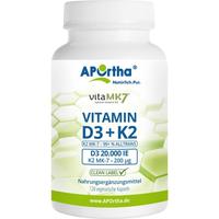 Vitamin D3 20.000 Ie + K2 Vitamk7 200 Ug null