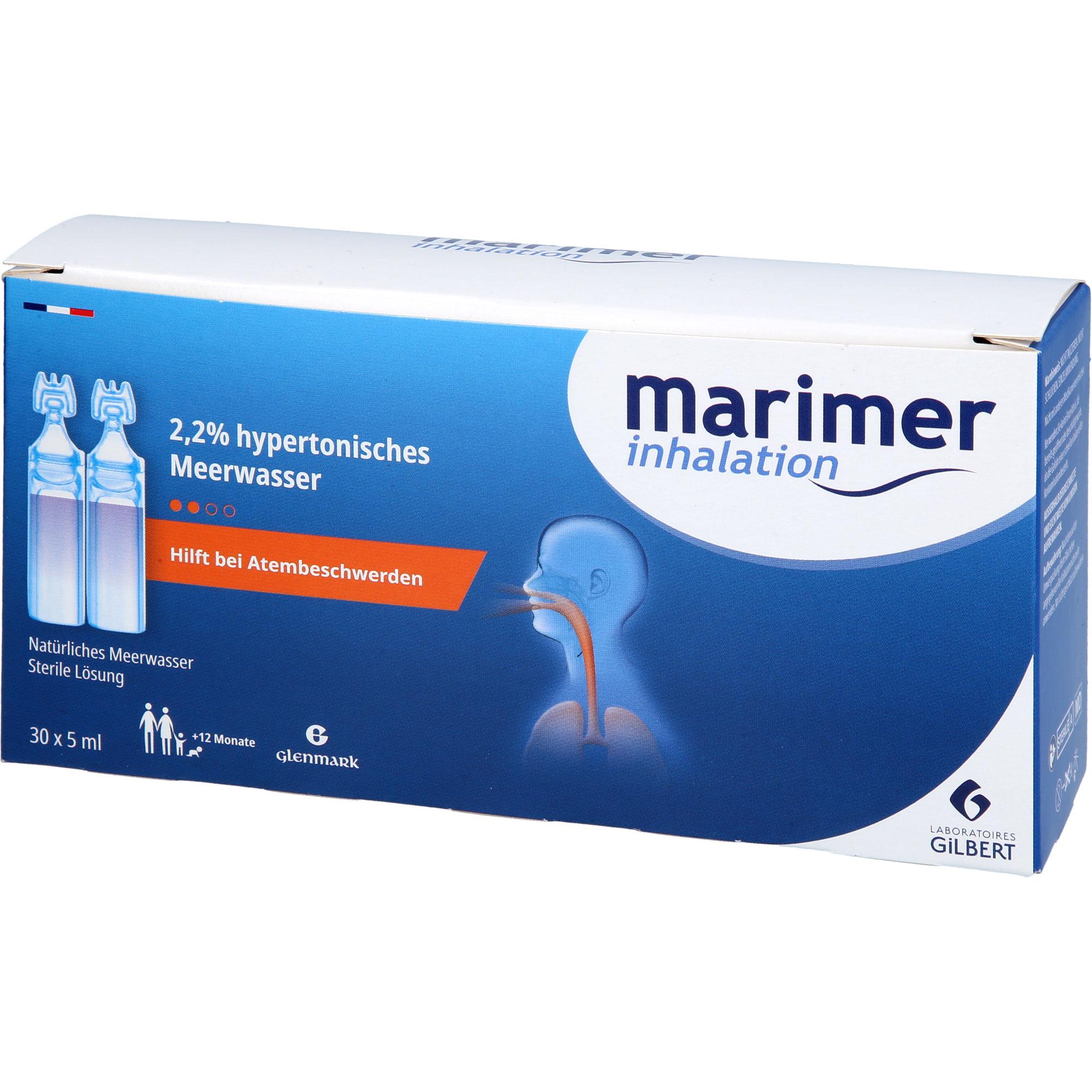 Marimer Inhalation Meerwasser Hypertonisch 2.2% 30x5 ml Glenmark Arzneimittel bei onfy.de kaufen 18899403