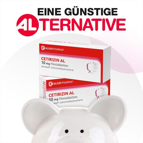 Cetirizin Al 10mg Filmtabletten 100 St ALIUD Pharma bei onfy.de kaufen 02406611