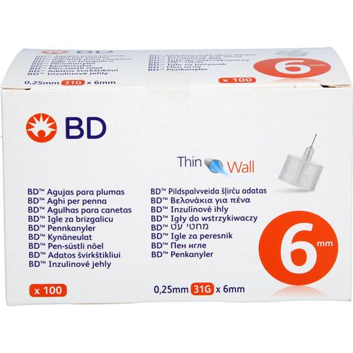 Bd Pen-Nadeln Thin Wall 0.25 31G X 6Mm 100 St + Prisoma bei onfy.de kaufen 19854905