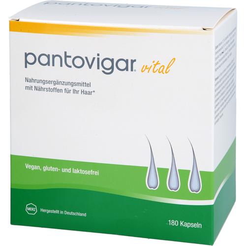 Pantovigar Vital Kapseln mit Nährstoffen für Haare 180 St Merz Therapeutics bei onfy.de kaufen 19643775