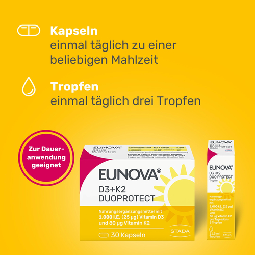 Eunova Duoprotect D3+k2 1000Ie/50Ug 11.5 ml STADA Consumer Health Deutschland bei onfy.de kaufen 14133578