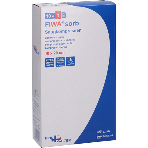 Saugkompressen Verbandkomp Steril 10x20cm Fiwasorb 10 St Fink & Walter bei onfy.de kaufen 14367299
