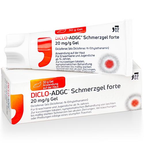 Diclo-Adgc Schmerzgel Forte 20 mg/G Gel 60 g Zentiva Pharma bei onfy.de kaufen 18070633