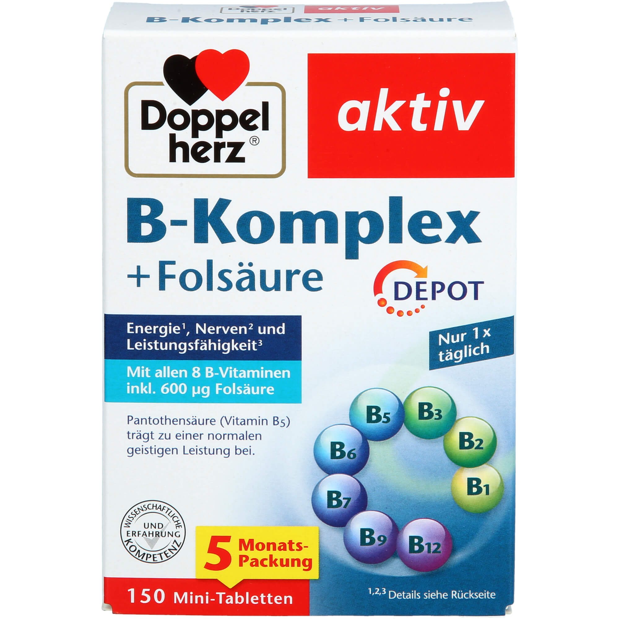 Doppelherz B-Komplex+folsäure null