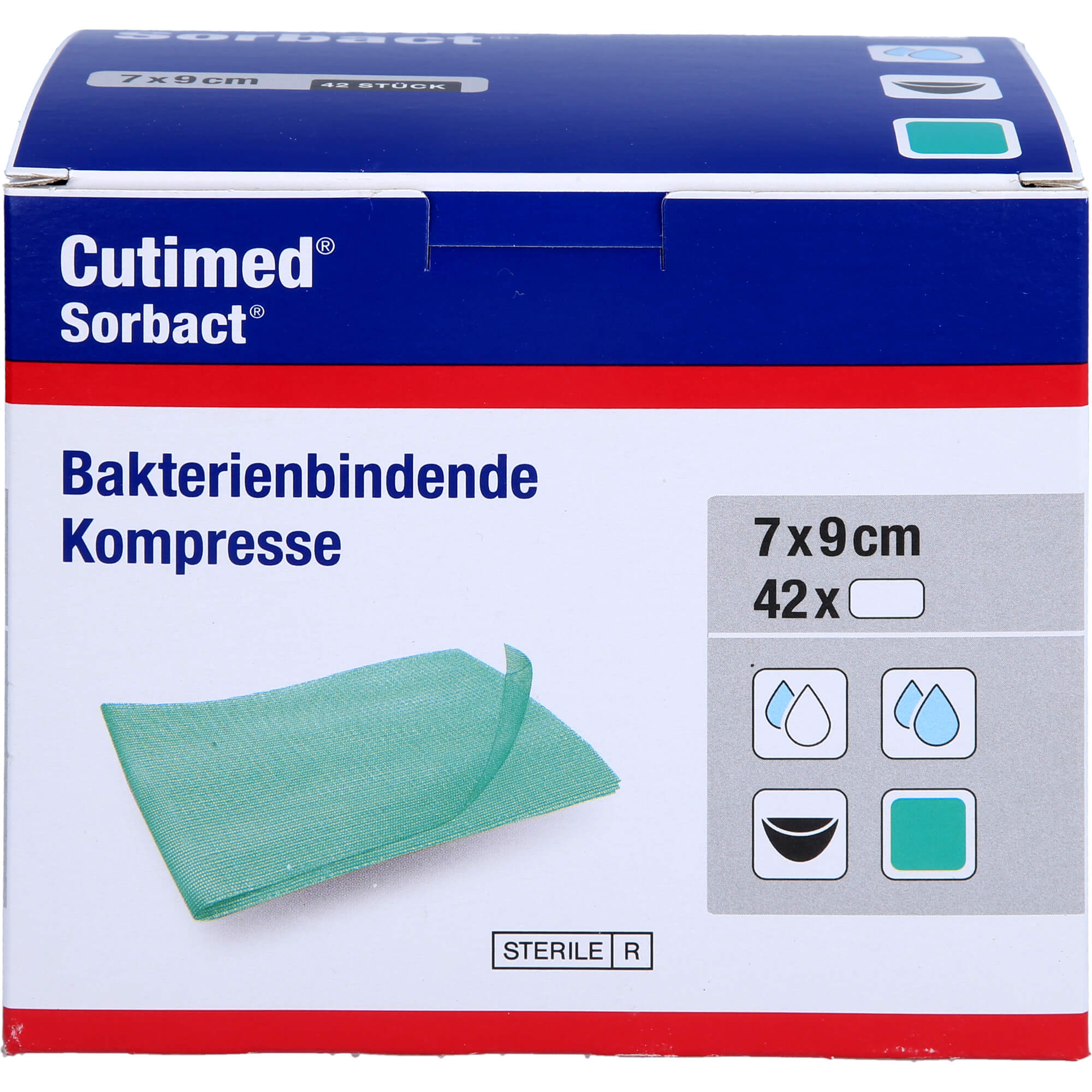 Cutimed Sorbact Kompressen 7x9cm null