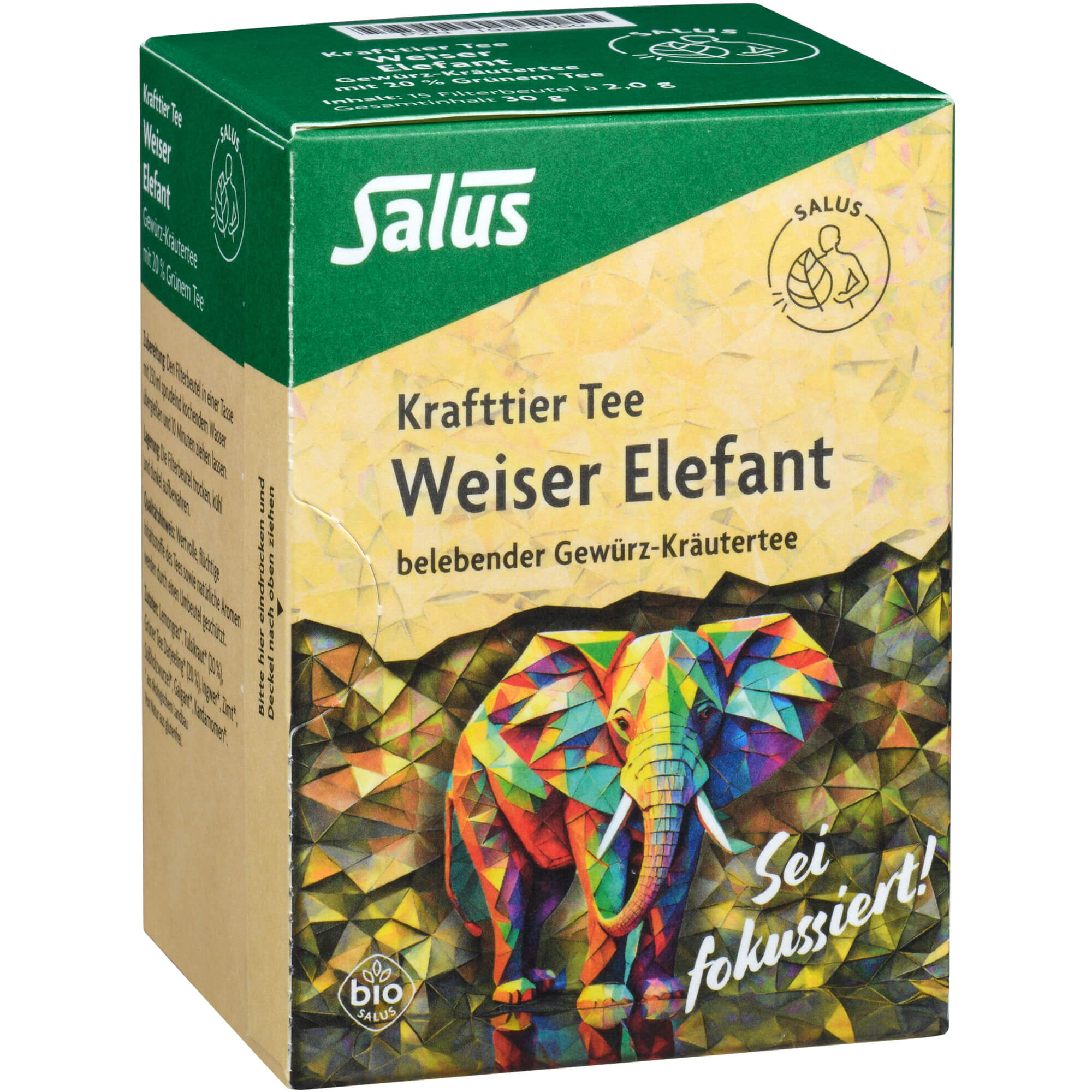 Krafttier Tee Weiser Elefant Bio Salus 15 St SALUS Pharma bei onfy.de kaufen 19351050