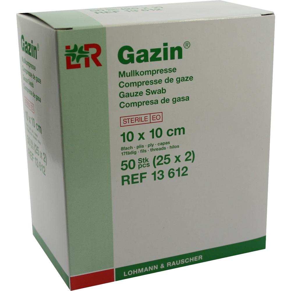 Gazin Kompresse 10x10cm 8Fach Steril null