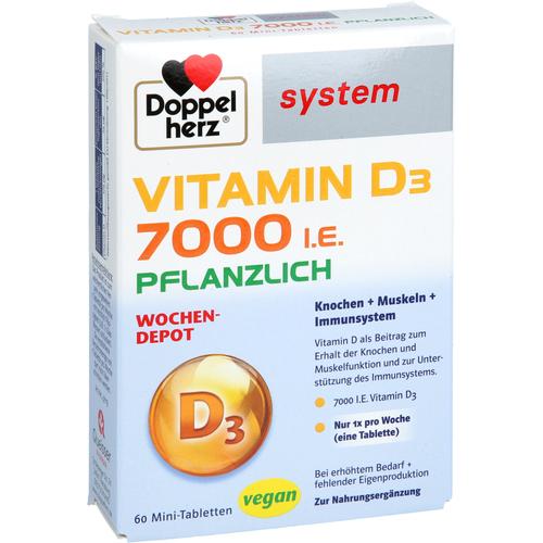 Doppelherz Vitamin D3 7000 I.e. Pflanzlich System 60 St Queisser Pharma bei onfy.de kaufen 19413101