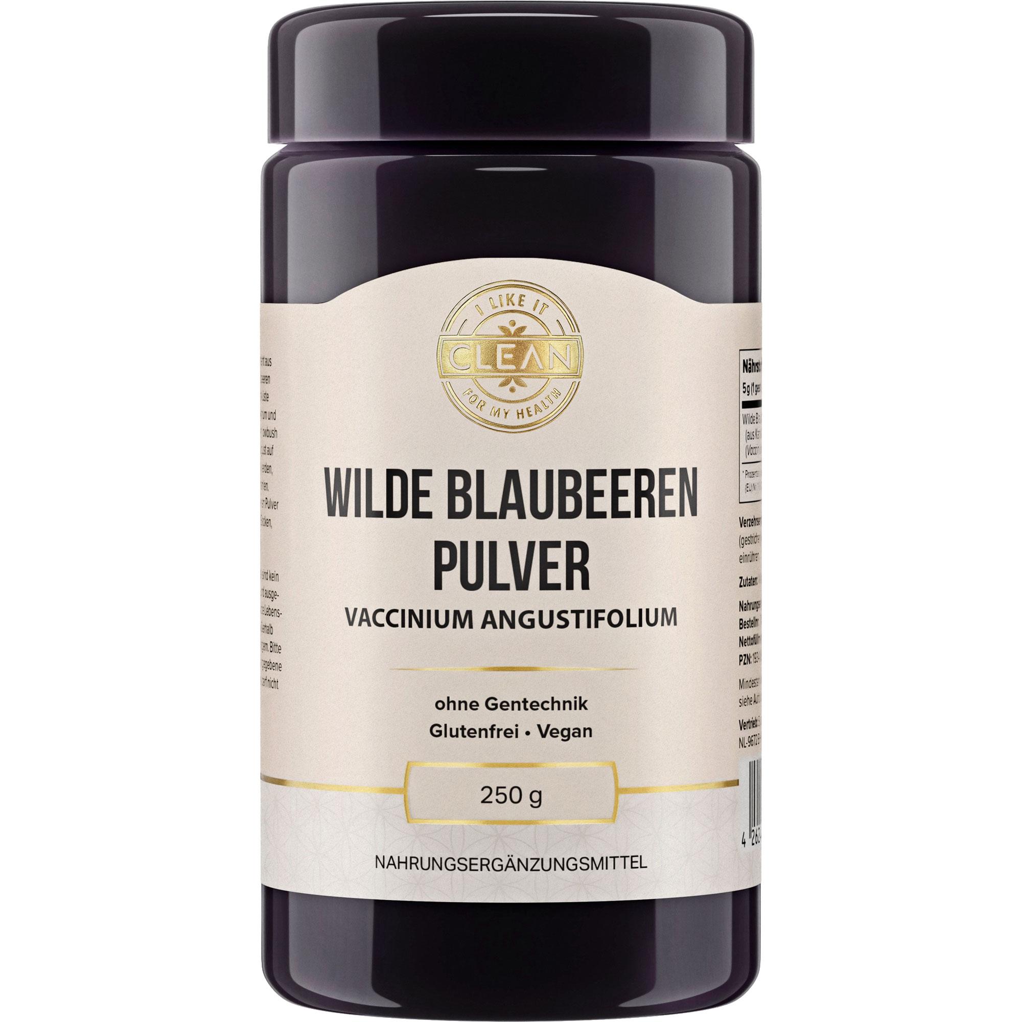 Wilde Blaubeere Pulver aus Kanada I Like It Clean null