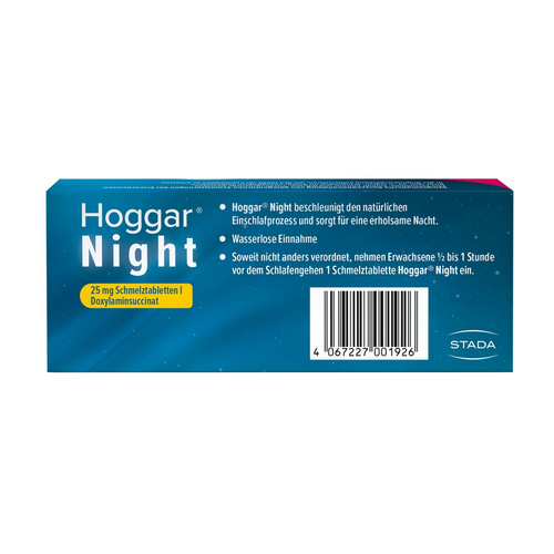 Hoggar Night 25 mg Schmelztablette 10 St STADA Consumer Health Deutschland bei onfy.de kaufen 14144151