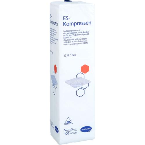 Es-Kompressen Unsteril 5x5 cm 16Fach 100 St + Prisoma bei onfy.de kaufen 17434234