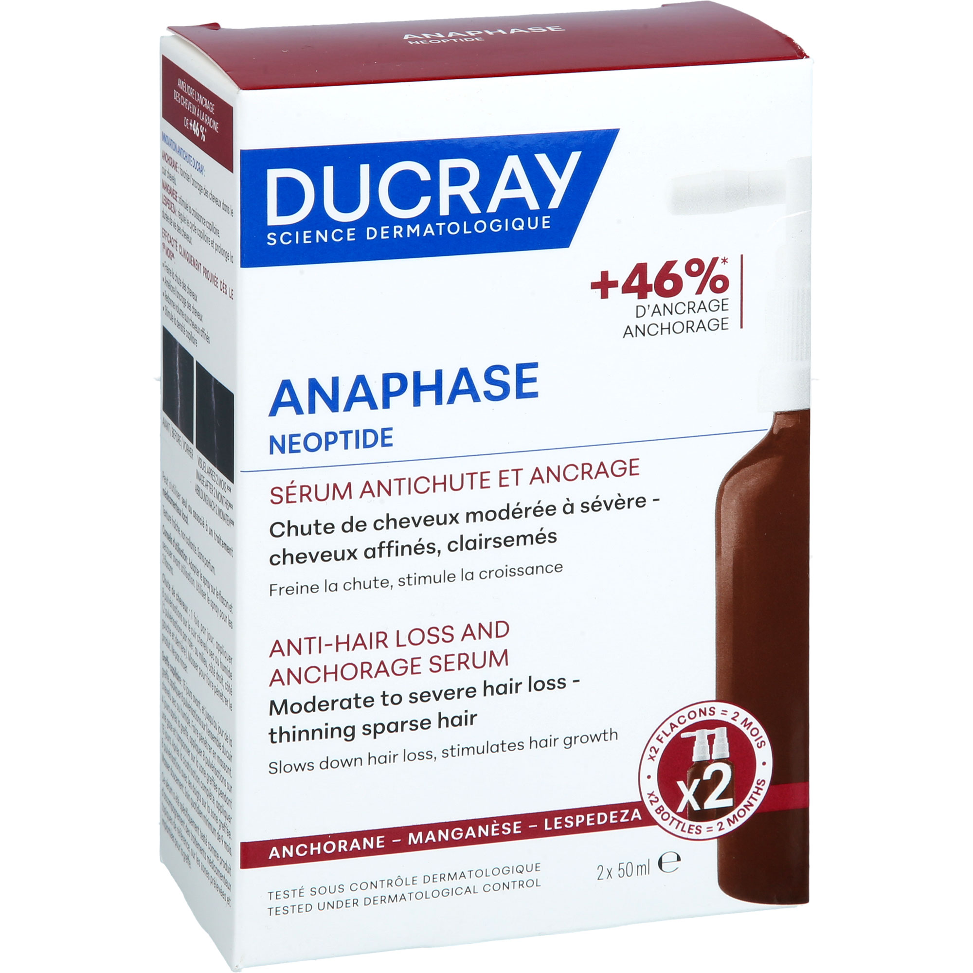 Ducray Anaphase Neoptide Serum bei Haarausfall 2x50 ml PIERRE FABRE DERMO KOSMETIK bei onfy.de kaufen 19643686