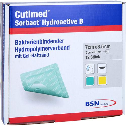 Cutimed Sorbact Hydroactive B Gel-V.7x8.5 cm Haft. 12 St Docpharm bei onfy.de kaufen 18319848