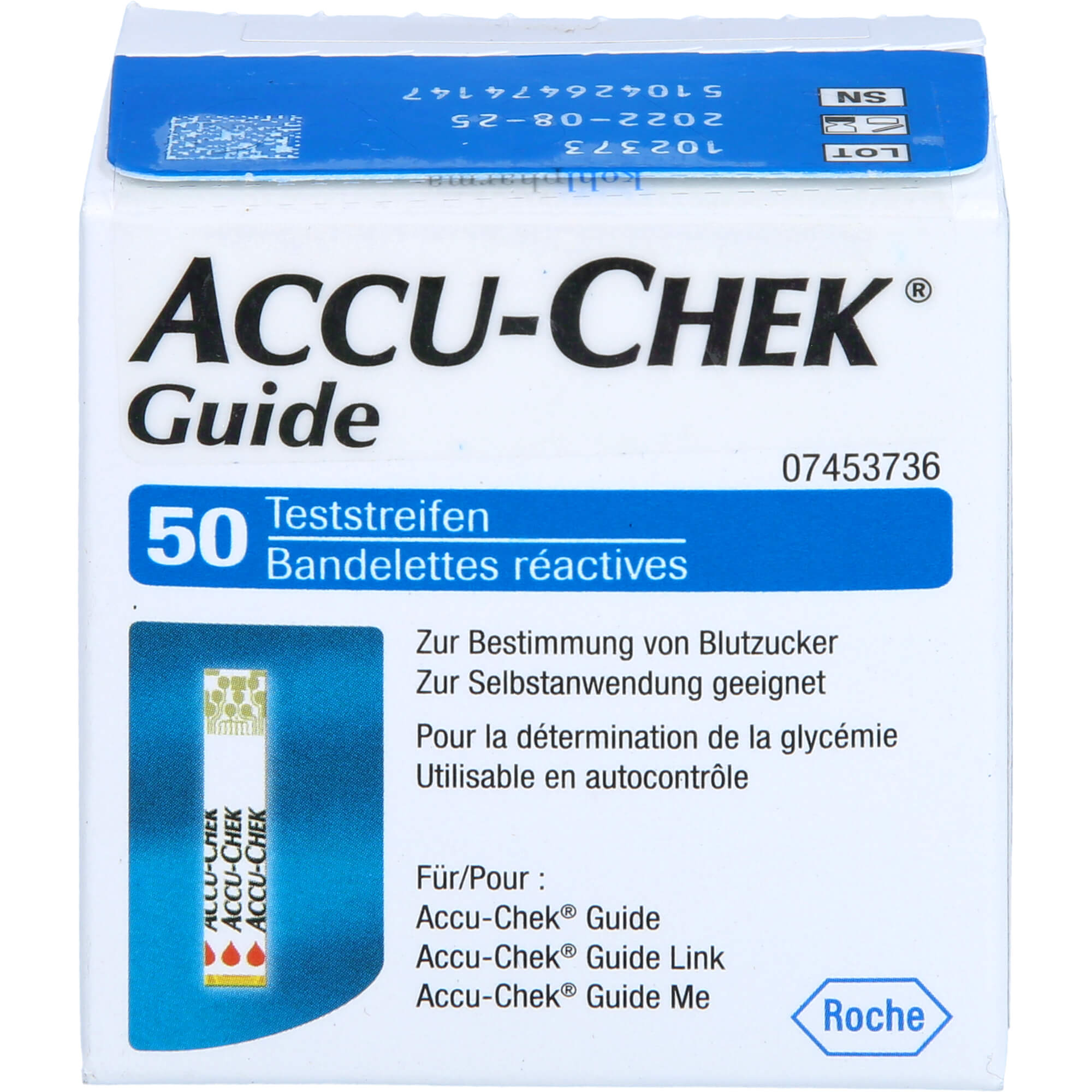 Accu Chek Guide Teststreifen null