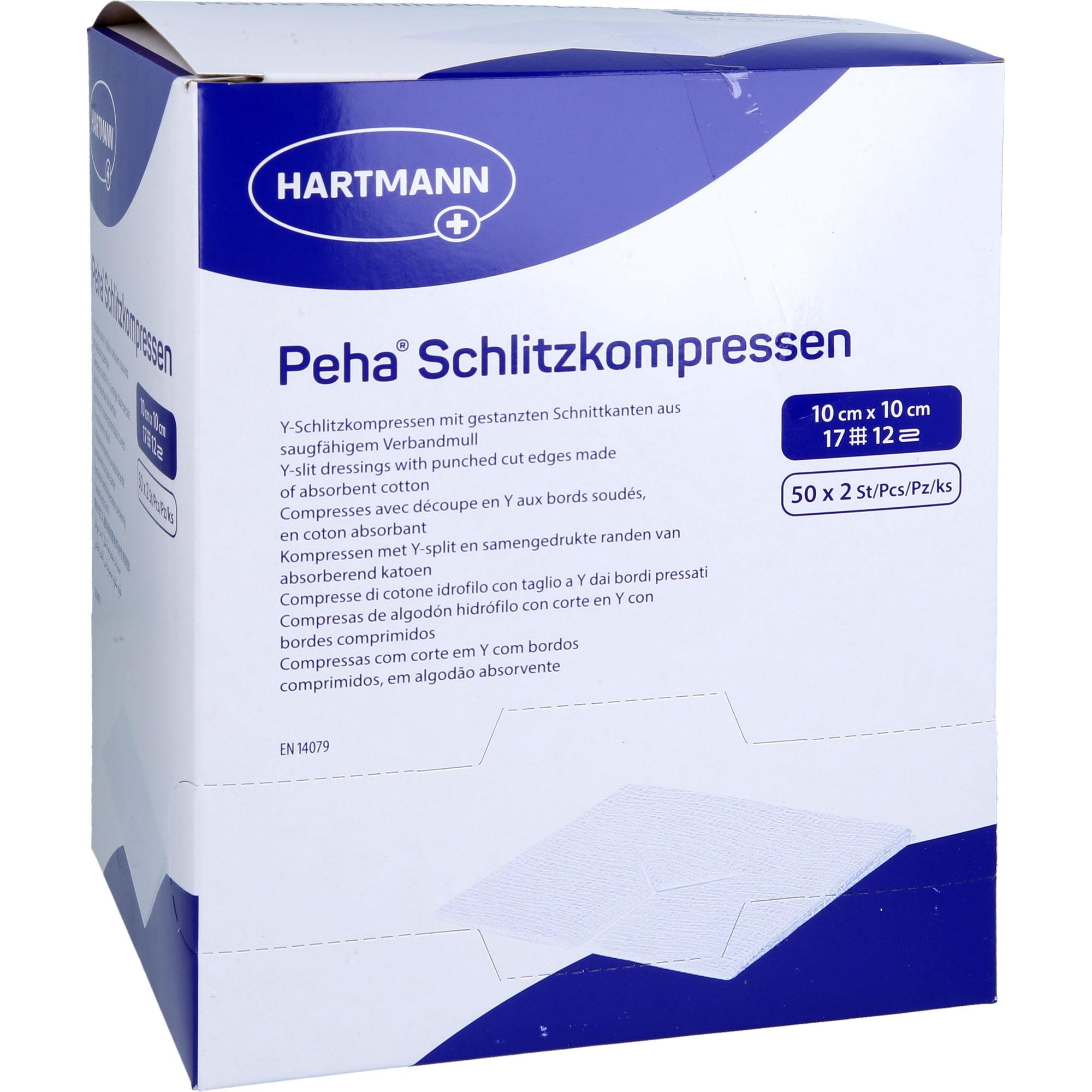 Peha Schlitzkompresse Steril 10x10cm 50x2 St PAUL HARTMANN bei onfy.de kaufen 18445754